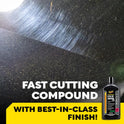 Meguiar’s Mirror Glaze M105 Ultra-Cut Compound, Pro-Grade Car Compound for Removing Scratches and Heavy Swirls, Restores Gloss and Clarity, Car Guy