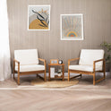 Double Adirondack Side Table, Weather-Resistant Rectangular End Table for Patio, Garden, Lawn, and Living Room. Ideal as a Stylish Indoor and Outdoor