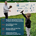 Toss and Catch Ball Game Set - Easy to Use Sticky Balls & Beginner Baseball Training Glove - Premium Toy Paddle Fits All Hand Sizes From Toddlers to