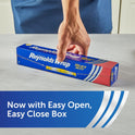 Reynolds Wrap Heavy Duty Aluminum Foil Roll, Thick Heavy Duty Foil for Added Strength and Durability, Secure Easy Open and Close Tab, 12 Inches Wide
