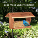 Kaytee Wild Bird (No Mess or Waste Free) Food Seed Blend For Blue Jays, Woodpeckers, Juncos, Cardinals, Grosbeaks, Sparrows, and Finches, 10 Pound