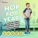 Flybar My First Foam Pogo Jumper for Kids Fun and Safe Pogo Stick for Toddlers, Durable Foam and Bungee Jumper for Ages 3 and up, Supports up to