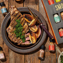 Smokehouse by Thoughtfully Ultimate Grilling Spice Set, Grill Seasoning Gift Set Flavors Include Chili Garlic, Rosemary and Herb, Lime Chipotle