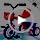 Tricycle for Toddlers 1-3 3-5 Year Olds, Spider Toddler Bike Baby Balance Bike with Colorful Lighting Wheels & Large Basket, Birthday Gift and Toy